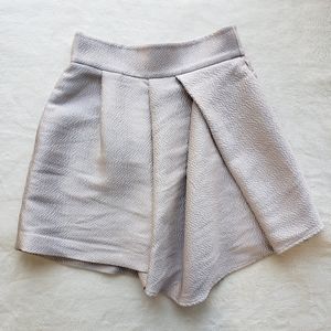 Tibi Women's Corazon Jacquard Side Drape Shorts Blush Haze Size 4